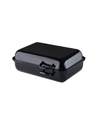 RIESS | Asador doble de esmalte Compacto 37x22cm negro |